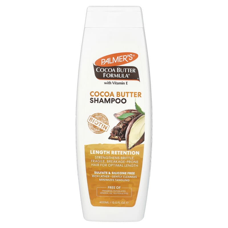Manteca De Cacao Shampoo – 400 Ml, Mit Kakaobutter Für Weiches, Glänzendes & Geschmeidiges Haar