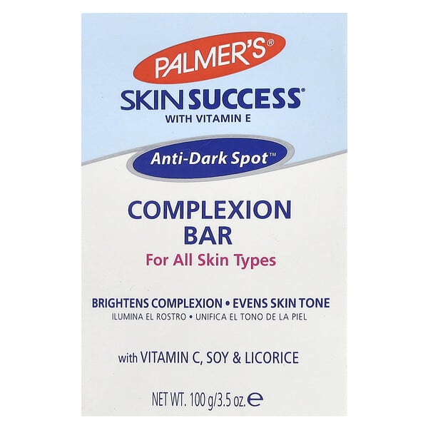 Palmer's, Skin Success® พร้อมวิตามิน E สบู่ก้อนคอมเพล็กซ์ชัน ขนาด 3.5 ออนซ์ (100 ก.)