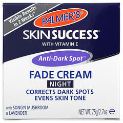 Palmers, Skin Success with Vitamin E, крем проти темних плям, нічний, 2,7 унції (75 г)