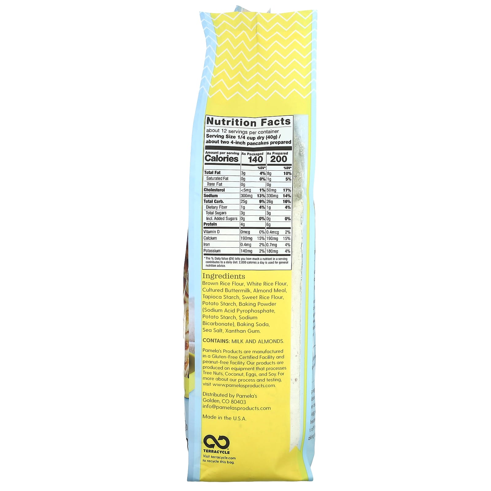 Pancake & Baking Mix, 24oz. 6 units per case 24.0 oz Nutrition Info