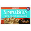 Simplebites, mini galletas con chispas de chocolate, 7 oz (198 g)