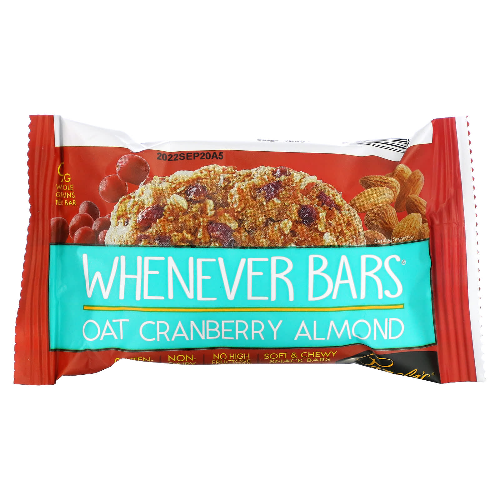 pamela's whenever bars oat cranberry almond