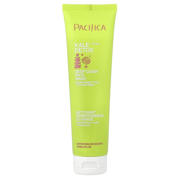 Pacifica, 케일 디톡스, 딥 클렌징 페이스 워시, 148ml(5fl oz)