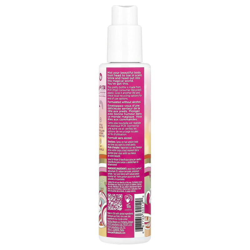 アイランドバニラパフューム入りヘア＆ボディミスト、6 fl oz (177 ml)