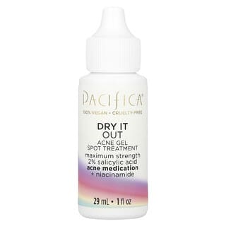 Pacifica, Dry It Out, Tratamento para Acne com Gel, Potência Máxima, 29 ml (1 fl oz)