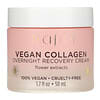Vegan Collagen, Overnight Recovery Cream, 1.7 fl oz (50 ml)