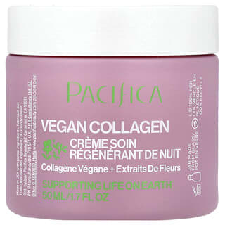 Pacifica, Vegan Collagen, Overnight Recovery Cream, 1.7 fl oz (50 ml)