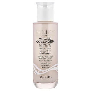 Pacifica, Vegan Collagen, Hydrating Milk Tonic, Orange Flower, Alcohol Free, All Skin Types, 4.7 fl oz (140 ml)