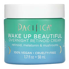 Pacifica, Wake Up Beautiful, Crema con retinoides durante la noche, 50 ml (1,7 oz. Líq.)