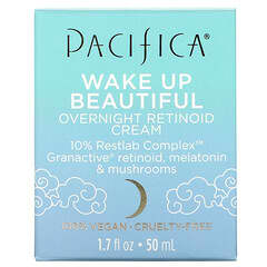 Pacifica, Wake Up Beautiful, Crema con retinoides durante la noche, 50 ml (1,7 oz. Líq.)