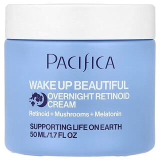 Pacifica, 喚醒美麗，類視黃醇晚霜，1.7 液量盎司（50 毫升）