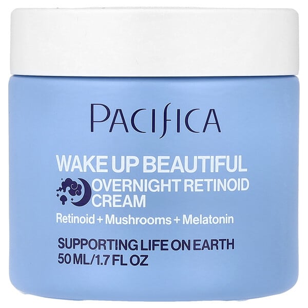 باسيفيكا‏, Wake Up Beautiful ، كريم الريتينويد الليلي ، 1.7 أونصة سائلة (50 مل)