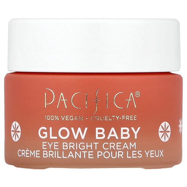 Pacifica, 글로우 베이비, 아이 브라이트 크림, 15ml(0.5fl oz)