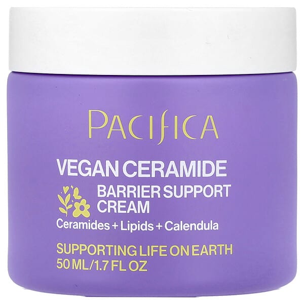 Pacifica, 비건 세라마이드 장벽 지원 크림, 50ml(1.7fl oz)