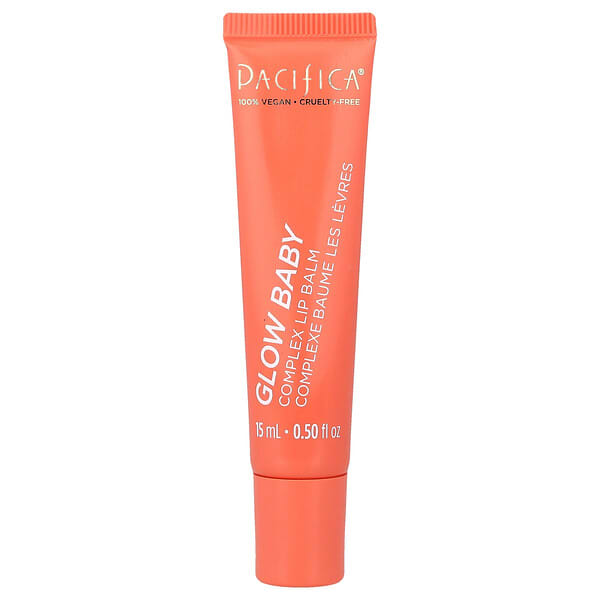 Pacifica, Glow Baby, 복합 립밤, 오렌지 드림시클, 15ml(0.5fl oz)