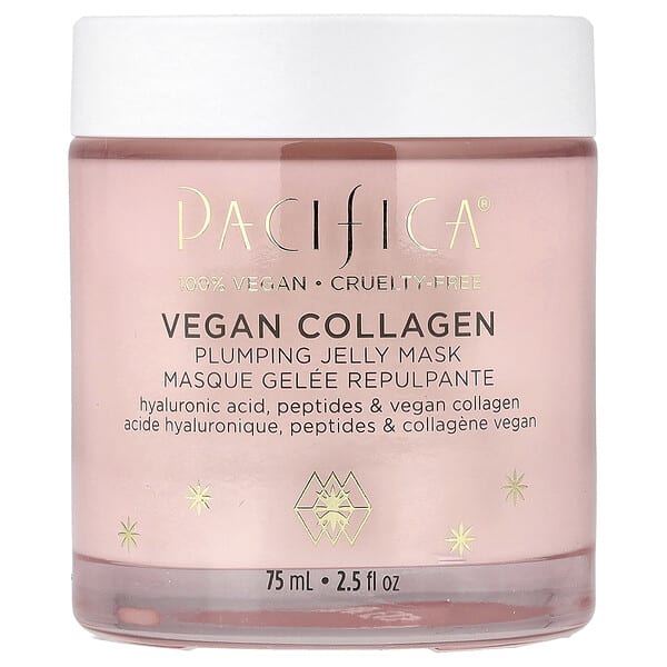 Pacifica, Vegan Collagen, разглаживающая маска с коллагеном, 75 мл (2,5 жидк. унции)