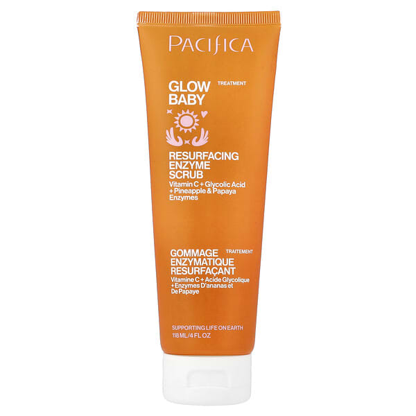 Pacifica, Glow Baby, 슈퍼 릿 효소 스크럽, 118ml(4fl oz)