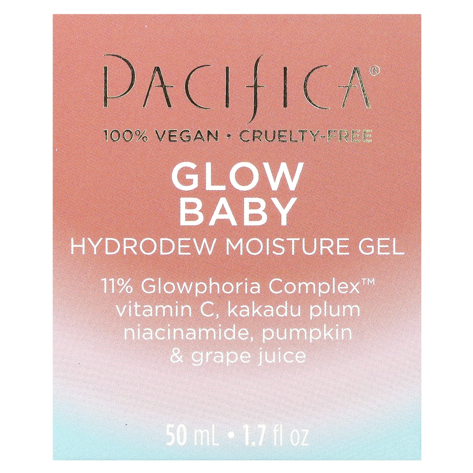 Pacifica, Glow Baby, Hydrodew Moisture Gel, 1.7 fl oz (50 ml)