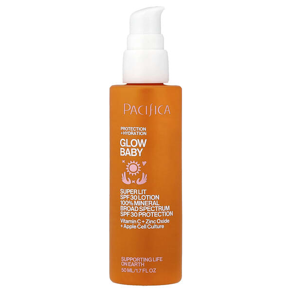 Pacifica, 글로우 베이비, 슈퍼 릿 로션, SPF 30, 50ml(1.7fl oz)