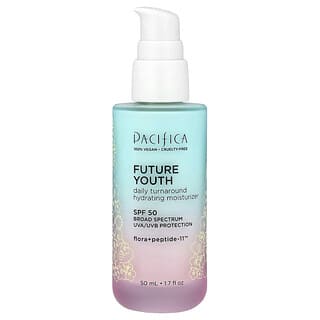Pacifica, Future Youth, Humectante de recuperación diaria, FPS 50, 50 ml (1,7 oz. líq.)