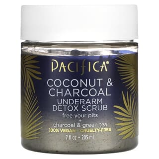 Pacifica, Coconut & Charcoal, Underarm Detox Scrub, 7 fl oz (205 ml)
