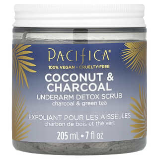 Pacifica, Coconut & Charcoal, Underarm Detox Scrub, 7 fl oz (205 ml)