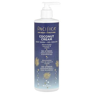 Pacifica, Crème à la noix de coco, gel douche, noix de coco et vanille, 355 ml