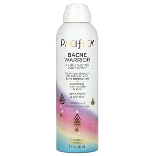 Pacifica, Bacne Warrior, Acne Fighting Body Spray, 6 fl oz (177 ml)