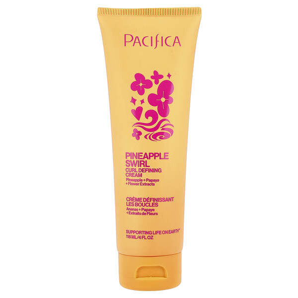 Pacifica, 컬 디파이닝 크림, 파인애플 스월, 118ml(4fl oz)