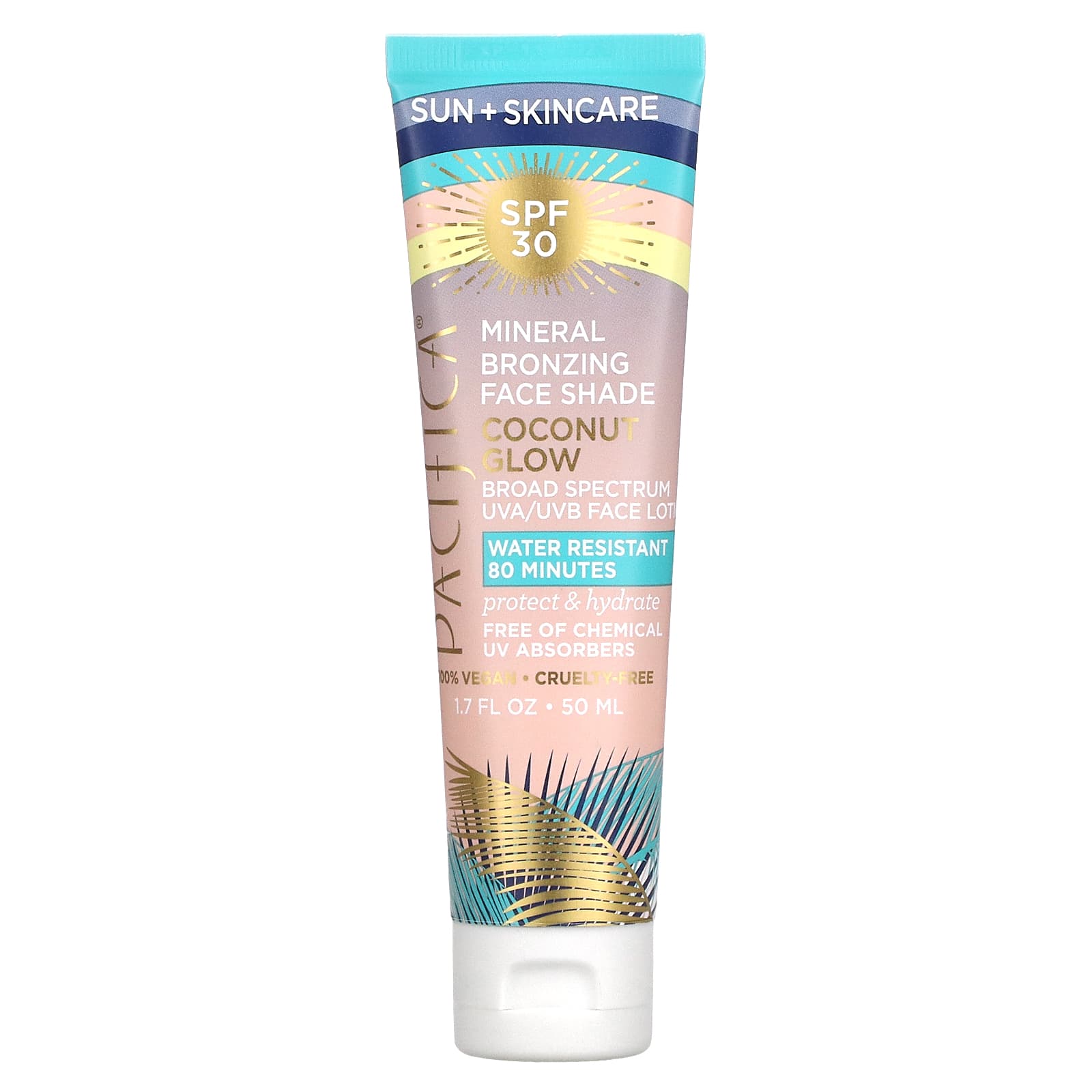 pacifica coconut glow mineral bronzing face shade