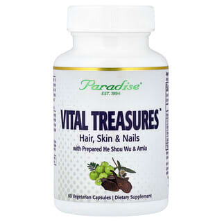 Paradise Herbs, Vital Treasures™, 60 Vegetarian Capsules
