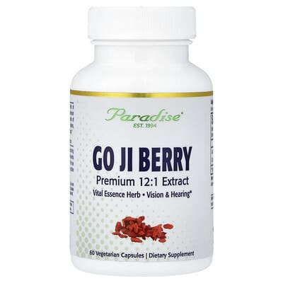 Paradise Herbs, Wolfberry, 60 Vegetarian Capsules (400 mg each)
