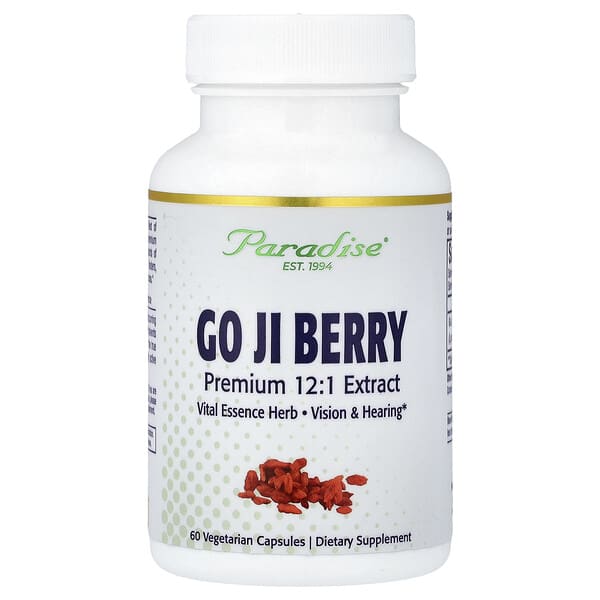 Goji Berry, 60 Vegetarian Capsules (400 mg Per capsule)
