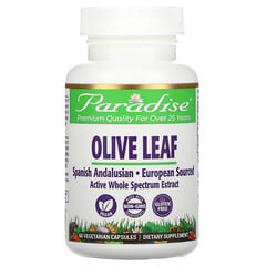 Paradise Herbs, Olive Leaf, 60 Vegetarian Capsules
