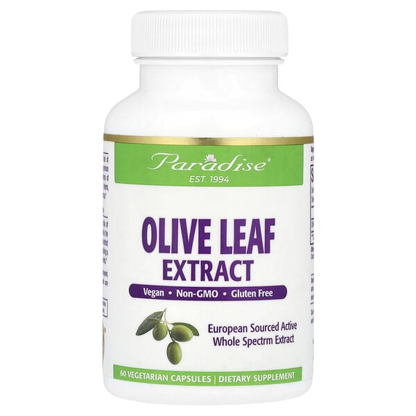Olive Leaf Extract, 60 Vegetarian Capsules (250 mg per Capsule)