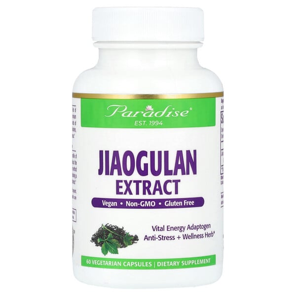 Jiaogulan Extract, 60 Vegetarian Capsules (250 mg per Capsule)
