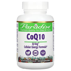 Paradise Herbs, CoQ10, 60 cápsulas vegetales