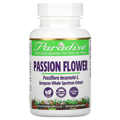 Paradise Herbs, Fleur de la passion, 60 capsules végétariennes