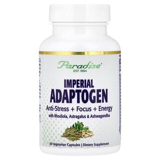 Paradise Herbs, Adaptogène Impérial, 60 Capsules Végétariennes