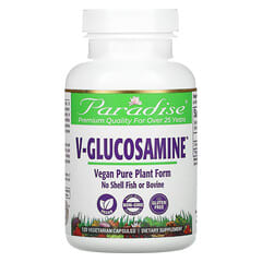 Paradise Herbs, V-Glucosamine, V-Glucosamin, 120 pflanzliche Kapseln