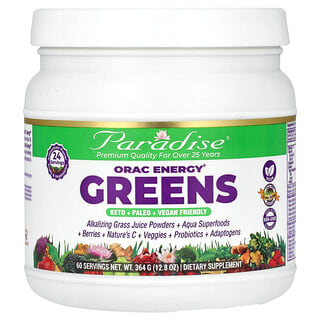 Paradise Herbs, ORAC Energy Greens, Suplemento alimentario con verduras, 364 g (12,8 oz)