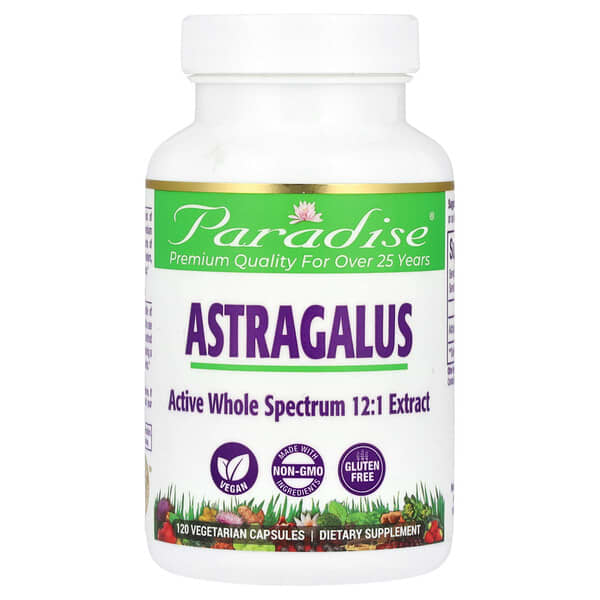 Astragalus, 120 Vegetarian Capsules (250 mg per Capsule)