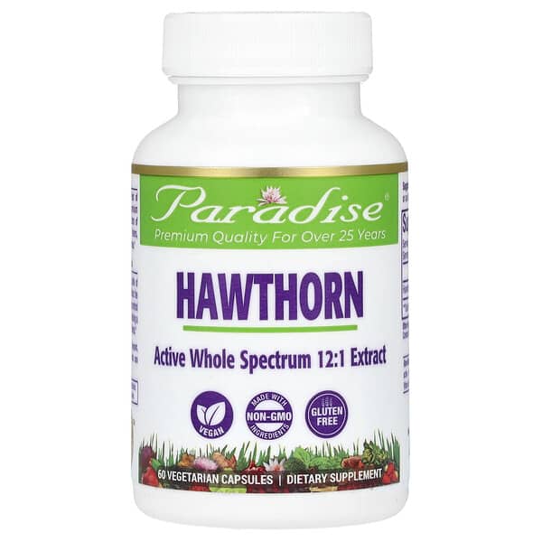 Hawthorn, 250 mg, 60 Vegetarian Capsules