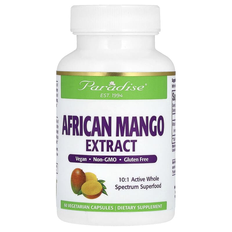 mango herbs glutathione Quicksilver Scientific African Mango - 60 Vegetarian