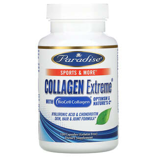 Paradise Herbs, Collagen Extreme ที่มี BioCell Collagen OptiMSM & Nature's C บรรจุ 120 แคปซูล