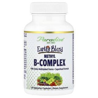 Paradise Herbs, Earth's Blend®, B-Complex , 60 Vegetarian Capsules