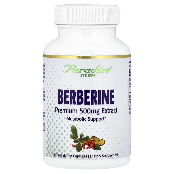 Berberine, 500 mg, 60 Vegetarian Capsules