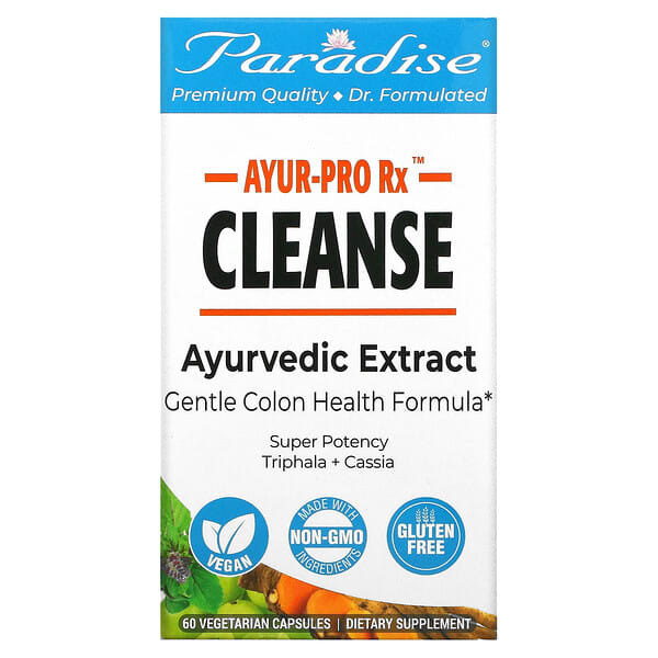 Paradise Herbs, AYRU Pro Rx（アーユルプロRx）、クレンズ、ベジカプセル60粒