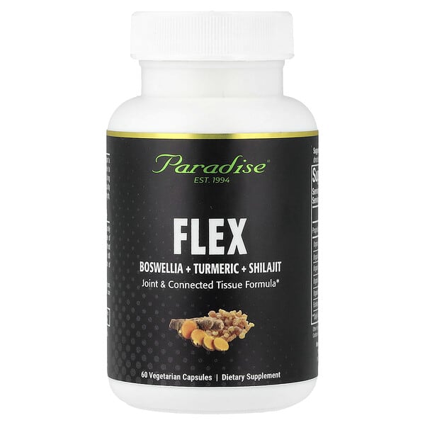 Paradise Herbs, Flex，60 粒素食膠囊