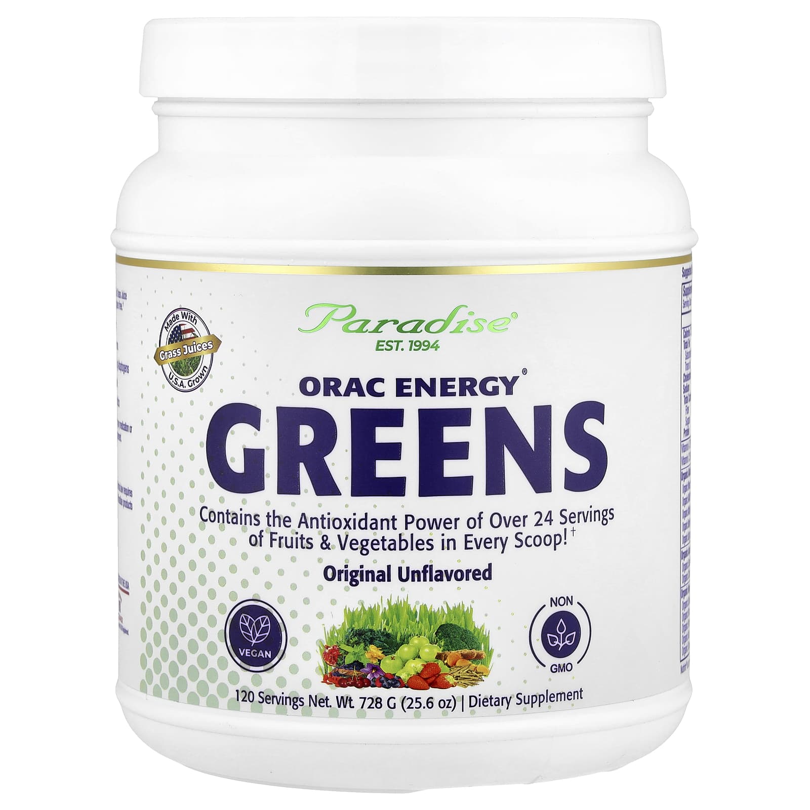 パラダイスハーブ　青汁　ORAC ENERGY GREENS ORAC Energy® Greens, 25.6 oz (728 g)